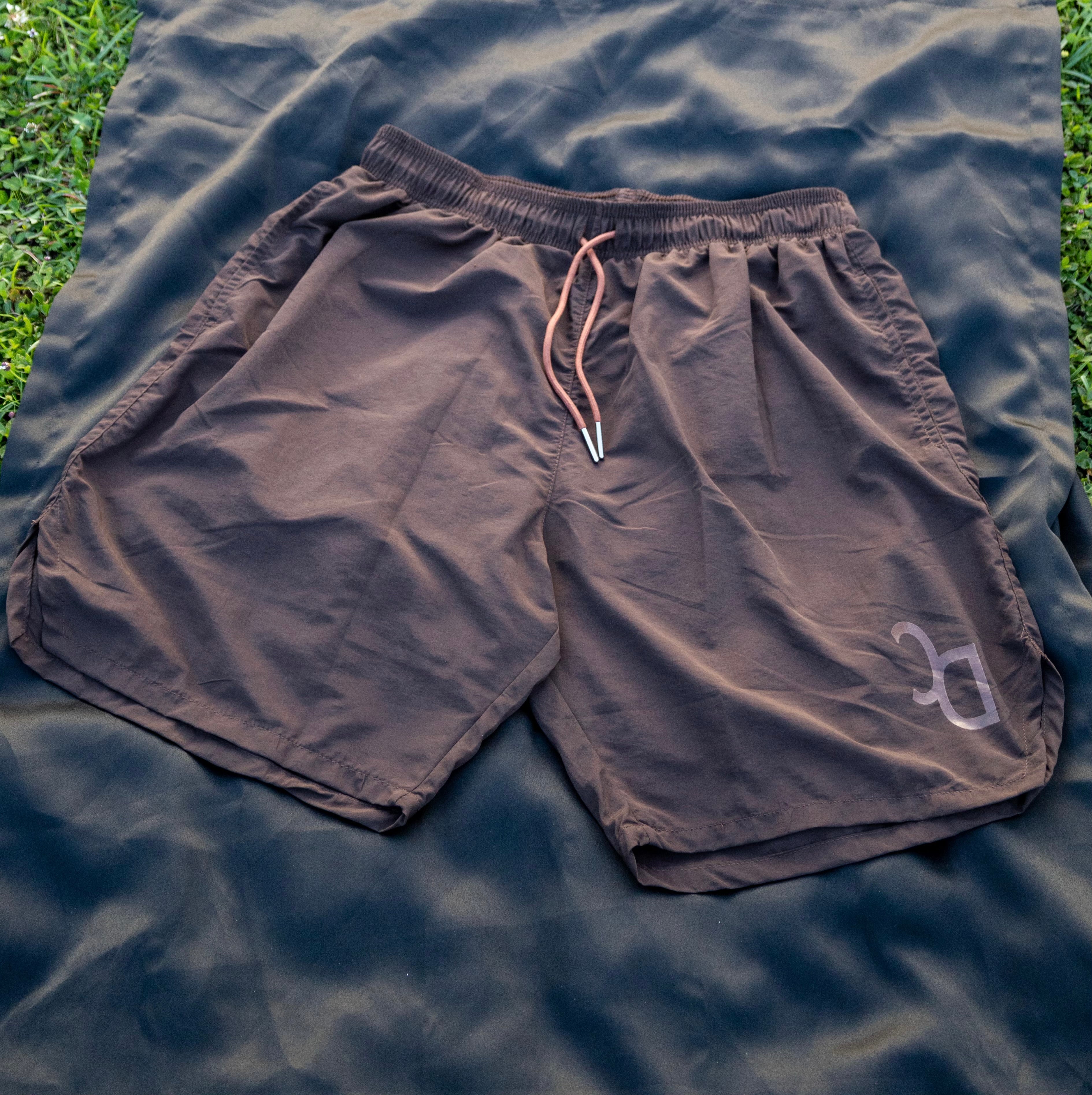 Relaxed Fit Nylon Shorts